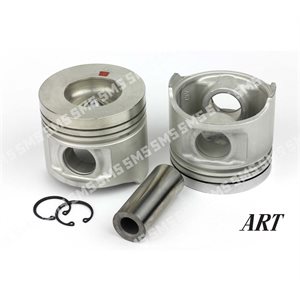 PISTON + PIN (52.5mm bowl) 8 / 1998-> Premium 0.50mm