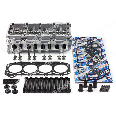 CYLINDER HEAD KIT 1 / 2007-> with valves (AMC bare head)